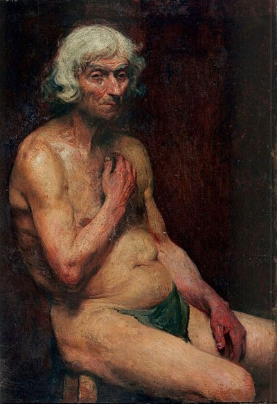 Anciano sentado de Eliseu Visconti